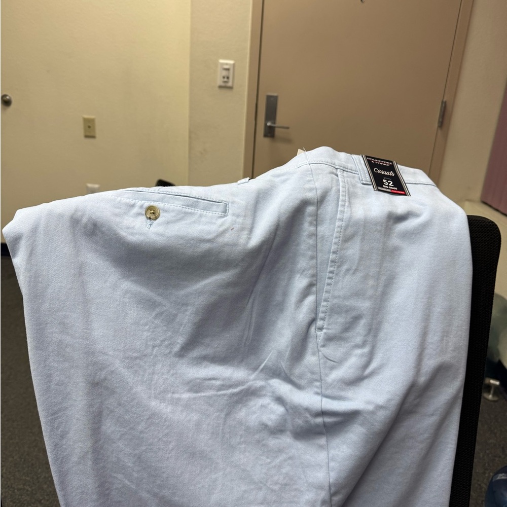 Men's Light Blue Chino Pants